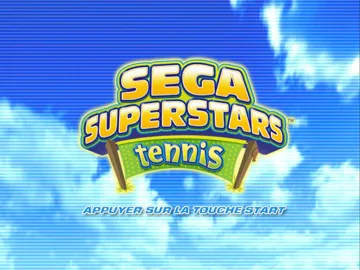 Sega Superstars Tennis screen shot title